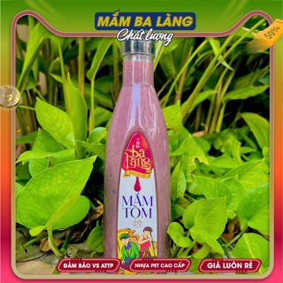 Mắm Tôm nguyên chất 650g, Đặc sản truyền thống Ba Làng Foods Thanh Hoá