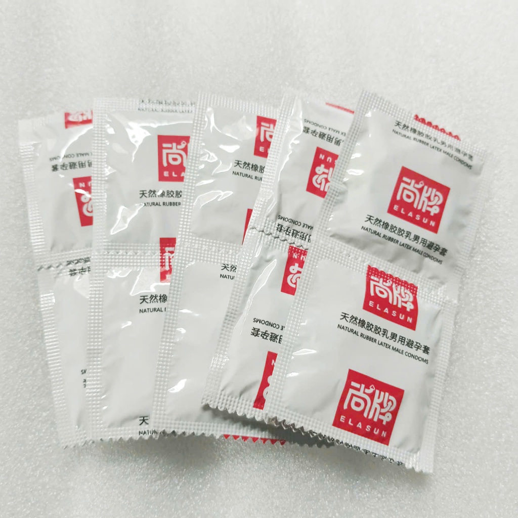 Bao cao su gai to toàn thân xoắn ốc Elasun hộp 10 cái