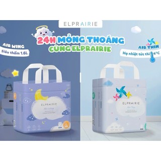 [Combo 4 bịch] Tã/bỉm ELPRAIRE Hàn Quốc dán/quần đủ size - Paddy Baby