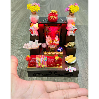 Bàn Thờ Thần Tài Thổ Địa mini 3D truyền thống cao cấp sang trọng (xưởng sx sỉ lẻ)