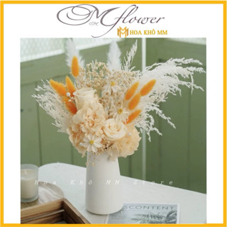  Bó Hoa Khô Mix Hoa Cẩm Tú Cầu Để Bàn Đẹp Tinh Tế & Sang Trọng Trang Trí Phòng Ngủ,deco nhà cửa phong cách bắc âu 