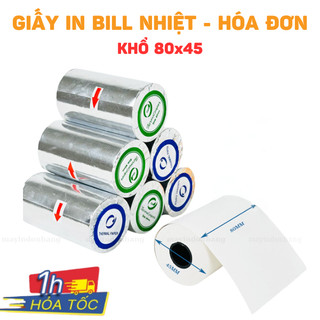 10 Cuộn giấy in bill nhiệt K80