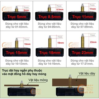 Mặt đồng hồ treo tường, mặt số (Nhôm)