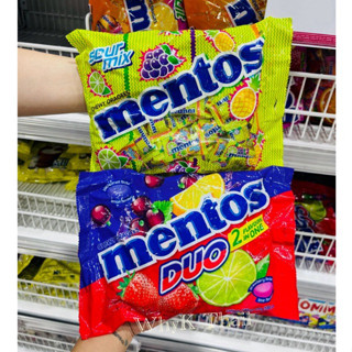 Gói kẹo Mentos 100 viên hàng Thái Lan vị coca cola trái cây chua ngọt