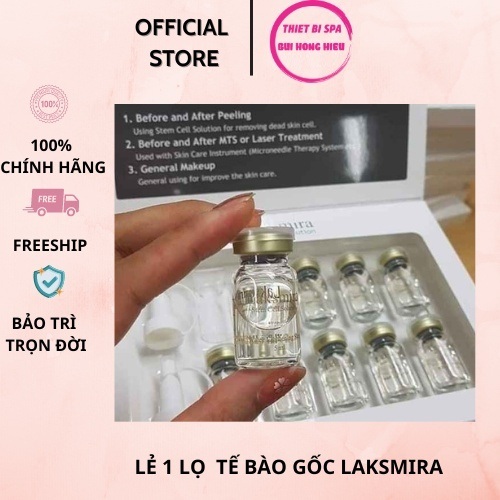 [Combo 5 Lọ] Tế Bào Gốc Laksmira Stem Cell Solution Hàn Quốc - Serum Phục Hồi Da Sau Lăn Kim, Vi Kim, Laser
