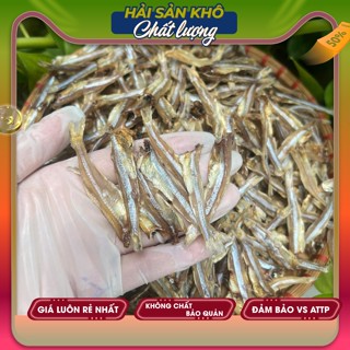 Cá Cơm Khô loại To không đầu loại trắng vàng đặc biệt đặc sản Ba Làng Foods 250g/500g/1000g