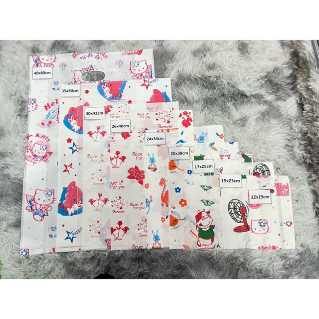 túi xốp in hình xấp 200gr