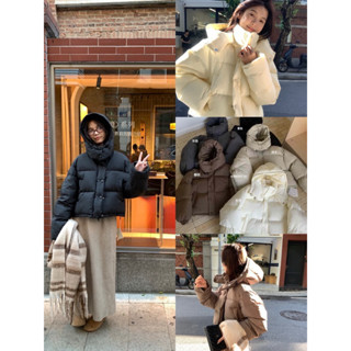 imchic | Sẵn Áo Phao Có Mũ Dáng Vừa Hàng Cao Cấp Tag About Iu Phong Cách Hàn Quốc Thời Trang Nữ ( Mũ Tháo Rời )