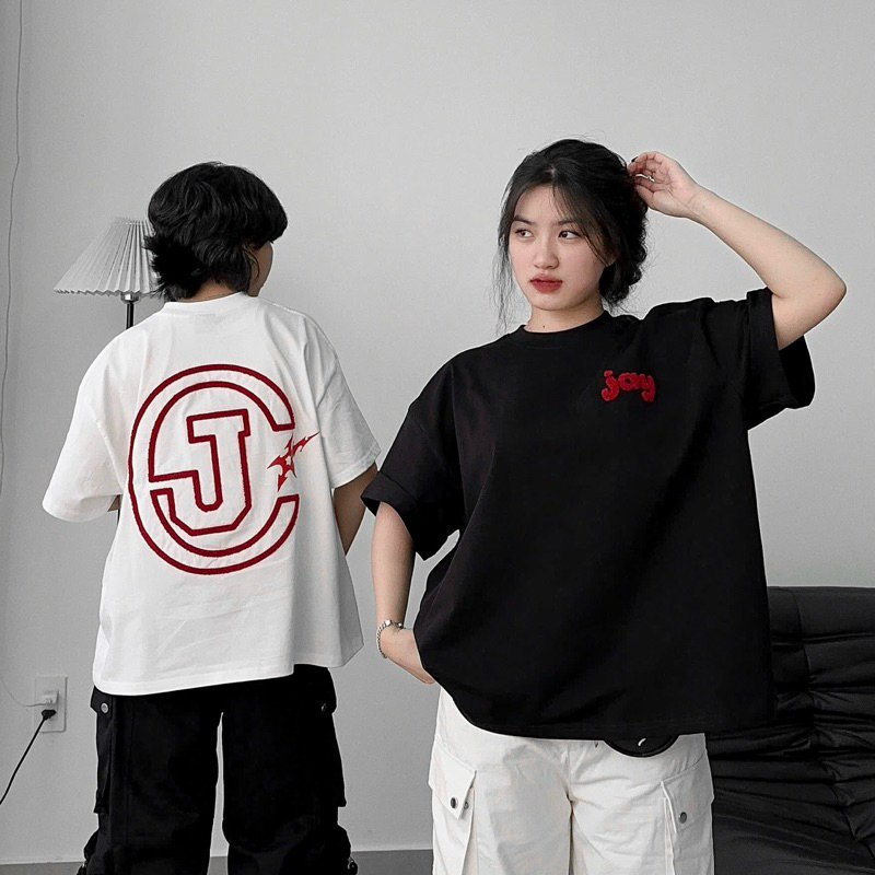 CICI TEE BOXY - Áo thun cổ tròn form rộng nam nữ unisex màu ĐEN/TRẮNG/XÁM CHÌ 🖤 Áo phông boxy Brand Jaystoree | BigBuy360 - bigbuy360.vn