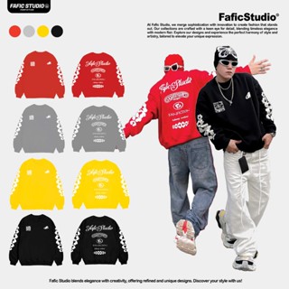 Áo sweater Hình in họa tiết JADE  eyes  FAFIC Studio Nam Menswear hình in có túi chất nỉ bông 380gsm dáng rộng boxy