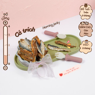 Cá Trích Phi Lê Sấy Khô Doggo Bổ Sung Omega-3 Mượt Lông Treat Bánh Thưởng Cho Chó Mèo