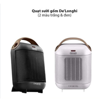 Quạt Sưởi Gốm Mini Delonghi Capsule, Máy Sưởi Gốm Mini, Công Suất 1600W, Chống Quá Nhiệt, BH 12Tháng