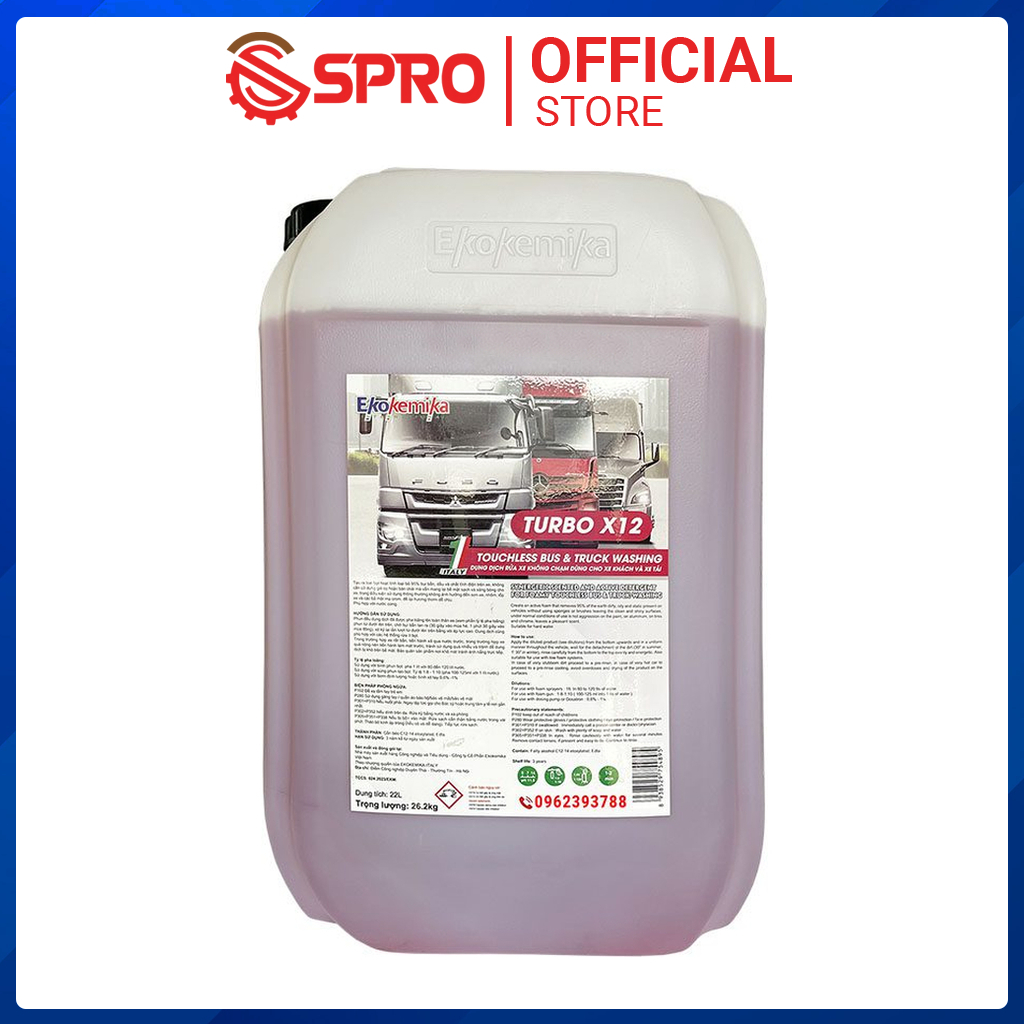 [SPRO] Dung dịch rửa xe không chạm EKOKEMIKA TURBO X12 (22 LÍT)