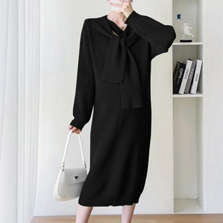 VÁY BẦU LEN MÙA ĐÔNG DÁNG DÀI CHẤT LEN DÀY DẶN ĐẸP DAMBAUXINH - 1611BKA