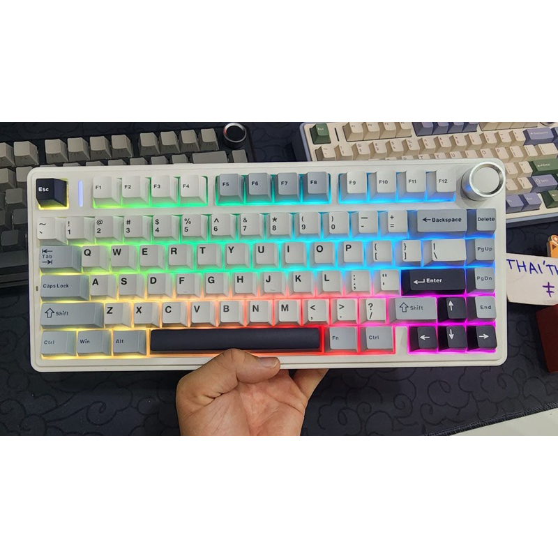 Bàn phím cơ không dây Aula F75 /  F75Max /  S75PRO / F87  3 mode / Mạch xuôi / Full Foam / Đã mod sẵn dùng được ngay | BigBuy360 - bigbuy360.vn