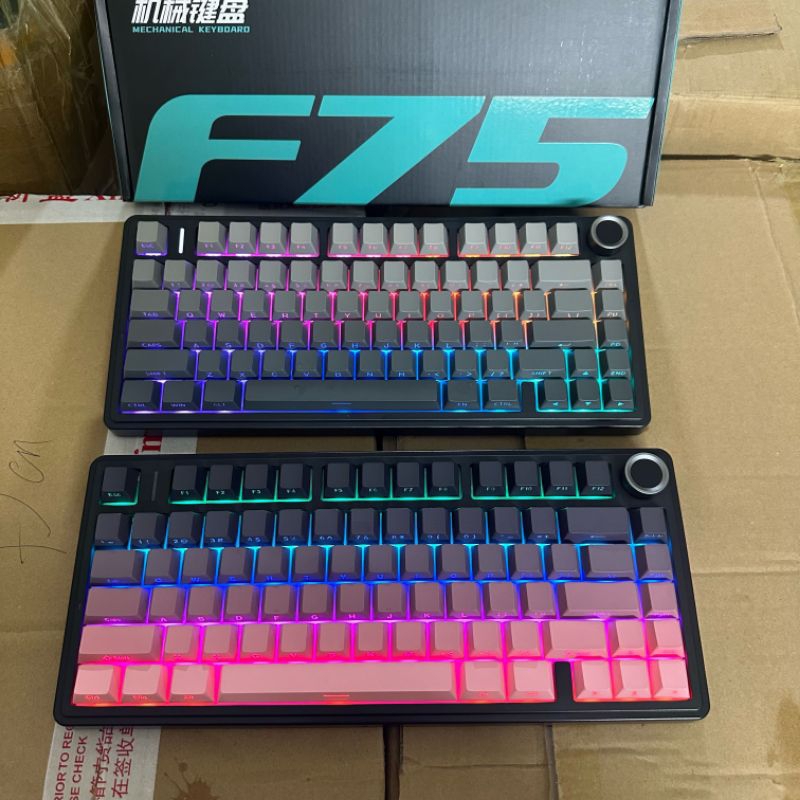 Bàn phím cơ không dây Aula F75 /  F75Max /  S75PRO / F87  3 mode / Mạch xuôi / Full Foam / Đã mod sẵn dùng được ngay | BigBuy360 - bigbuy360.vn