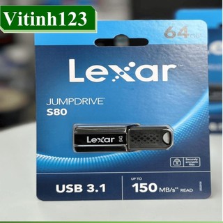 USB Lexar 32GB (S80 LJDS080032G-BNBNG);Lexar 64GB (S80 LJDS080064G-BNBNG)