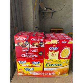 Bánh lễ chocopie cosy custas Tipo Lốc 12 Hộp x 39g date mới