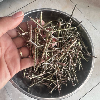 1kg - Vít vàng | Vít vàng ren thưa | Vít bắt gỗ | Vít gỗ công nghiệp -Vít tôi kỹ không gẫy đầu -Vít nội thất