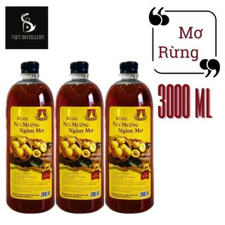 [COMBO 3 Chai 1L] RƯỢU MƠ VIỆT - Ủ 18 Tháng, Núi Mường Tây Bắc