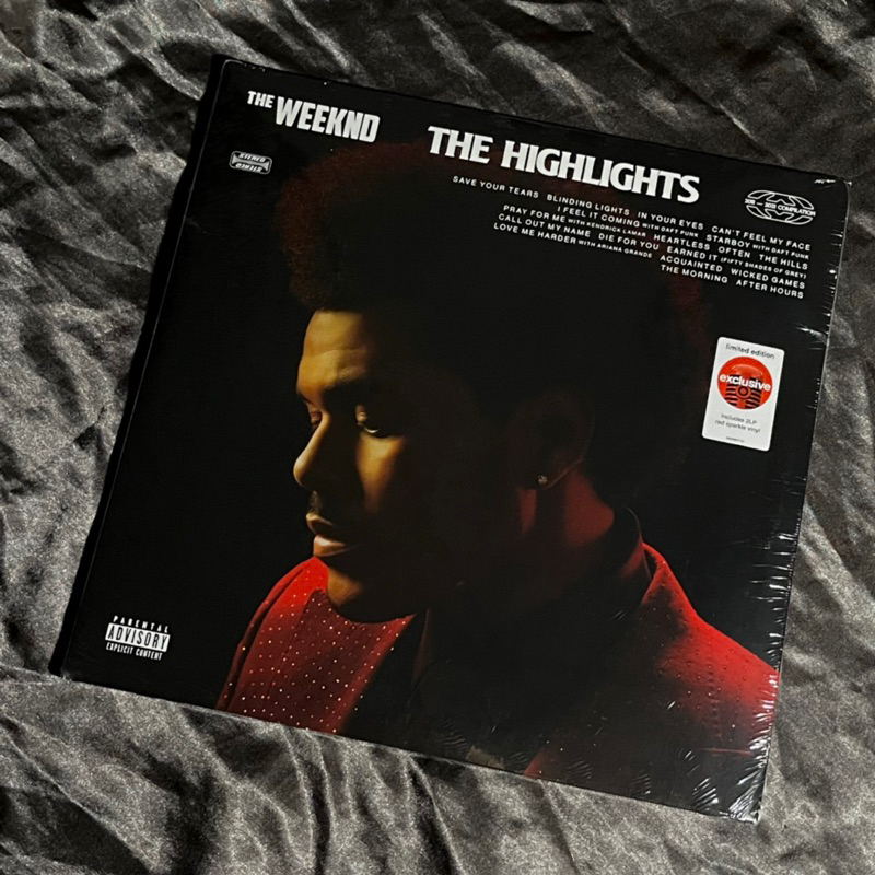 Đĩa than The Weeknd - The Highlights (Limited Red Glitter Vinyl, 2LP)