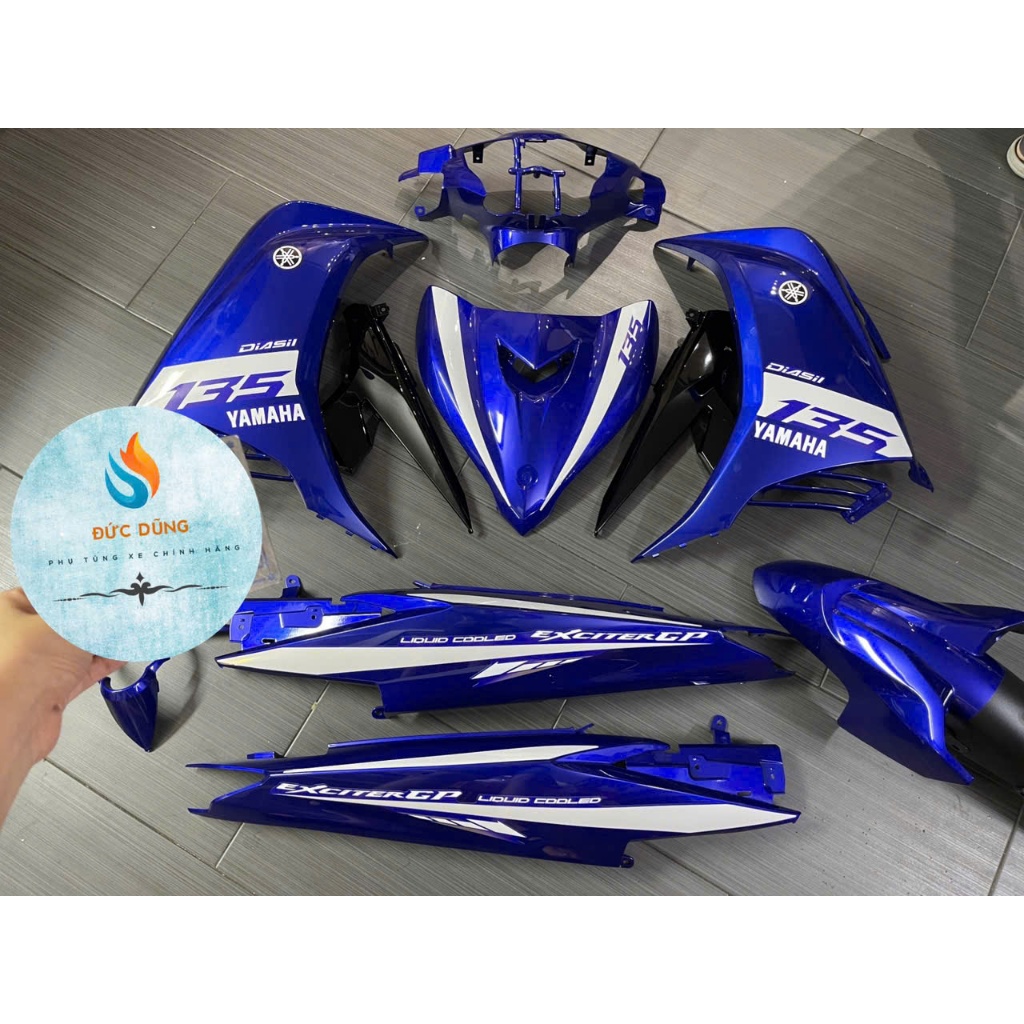 Dàn áo Exciter 135 xanh GP