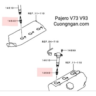 Bugi (Spark plug) Pajero V73 V93 MN119942