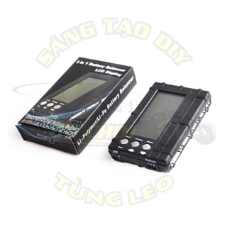 Máy đo hiển thị điện áp pin Lipo 2S - 6S có độ chính xác cao, cân bằng điện áp nếu cell bị lệch