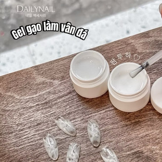 Gel gạo làm vân đá nail