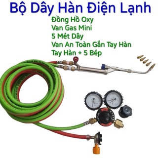 Bộ hàn chuyên dụng điện lạnh, bộ hàn oxy gas dùng cho thợ sửa chữa điện lạnh