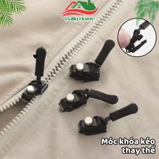 Khóa Kéo Thay Thế Đa Năng 3 Kích Cỡ, Phụ Kiện Móc Khóa Quần Áo Cao Cấp Daily Home - MK02