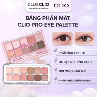 Bảng Phấn Mắt CLIO Pro Eye Palette Đủ Màu Dịu Dàng Cá Tính, Chất Phấn Mịn Chống Trôi Chuyên Dùng Makeup CLPHANMAT