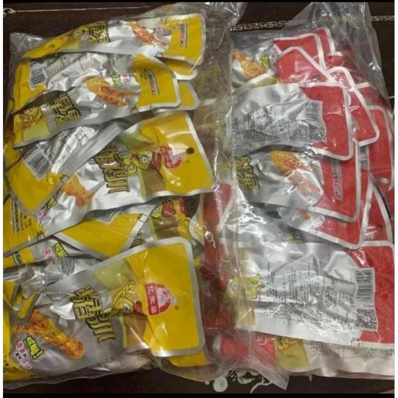 sỉ 1 Bịch 30 gói chân gà cay tứ xuyên