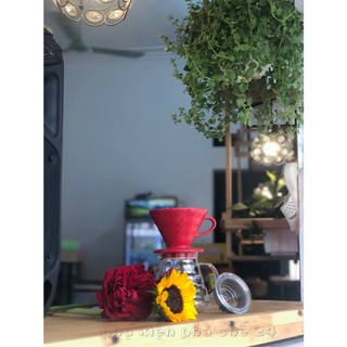 Bộ Bình Pha Drip V60 Phễu Sứ