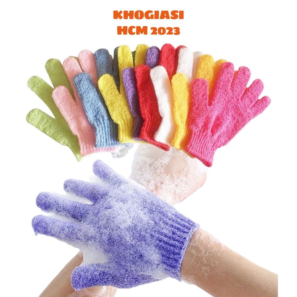 Găng Tay Tắm Tẩy Da Chết Massage Làm Sạch Da Đa Năng