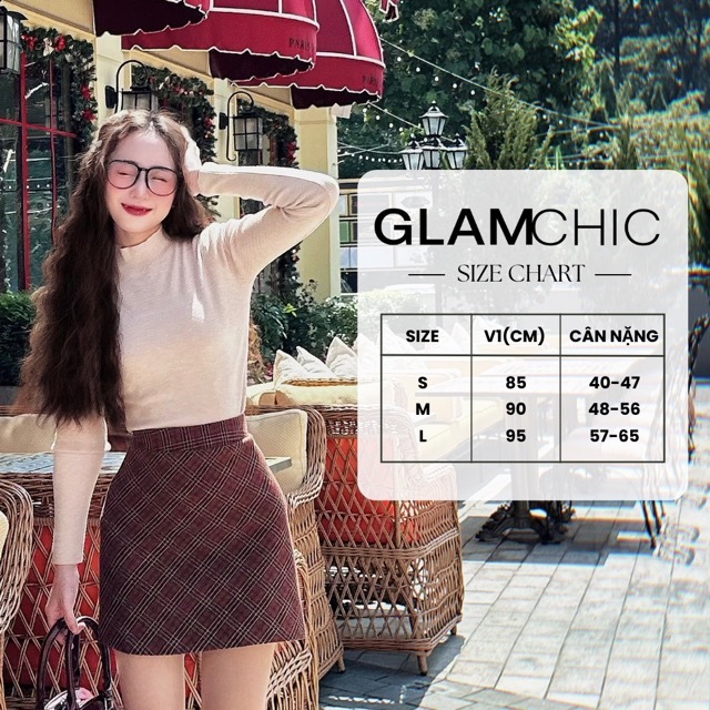 Áo Len Tăm Usagi Dài Tay Cổ Thấp Giữ Nhiệt Thu Đông, Chất Len Mịn Dễ Phối Đồ Glamchic | BigBuy360 - bigbuy360.vn