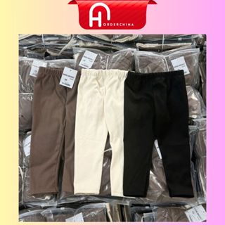  Set 3 quần legging lót lông giữ nhiệt màu basic cho bé - HNOrderChina 