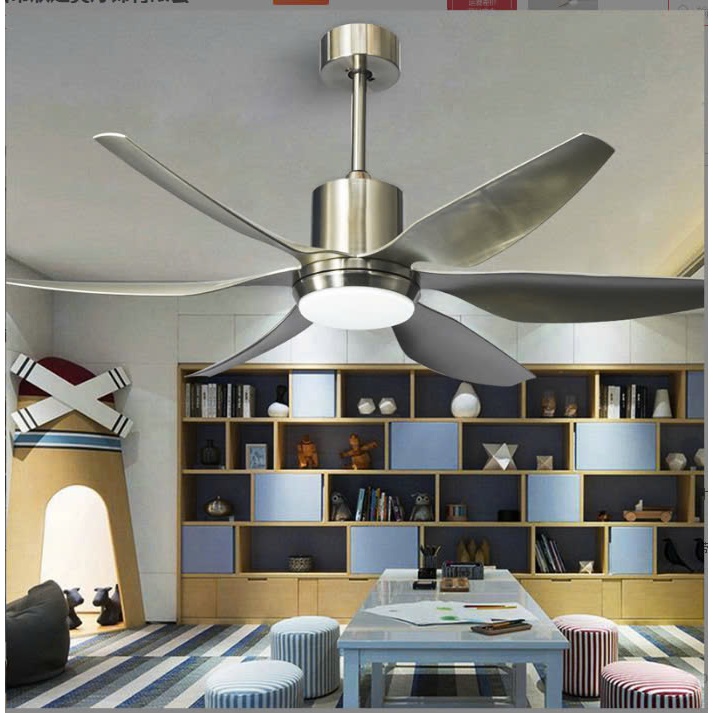 Quạt Trần 6 Cánh ABS [LOẠI ĐẶC BIỆT CÓ DÂY CÁP +CHỐT KHÓA] Cánh 1m47  Điều Khiển 6 Cấp Độ Gió, 3 Chế