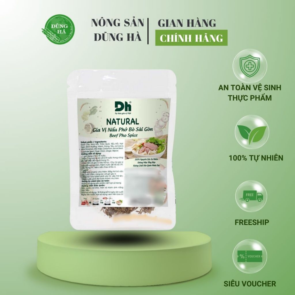GIA VỊ PHỞ BÒ 25g - Gia vị nấu phở bò trọn vị