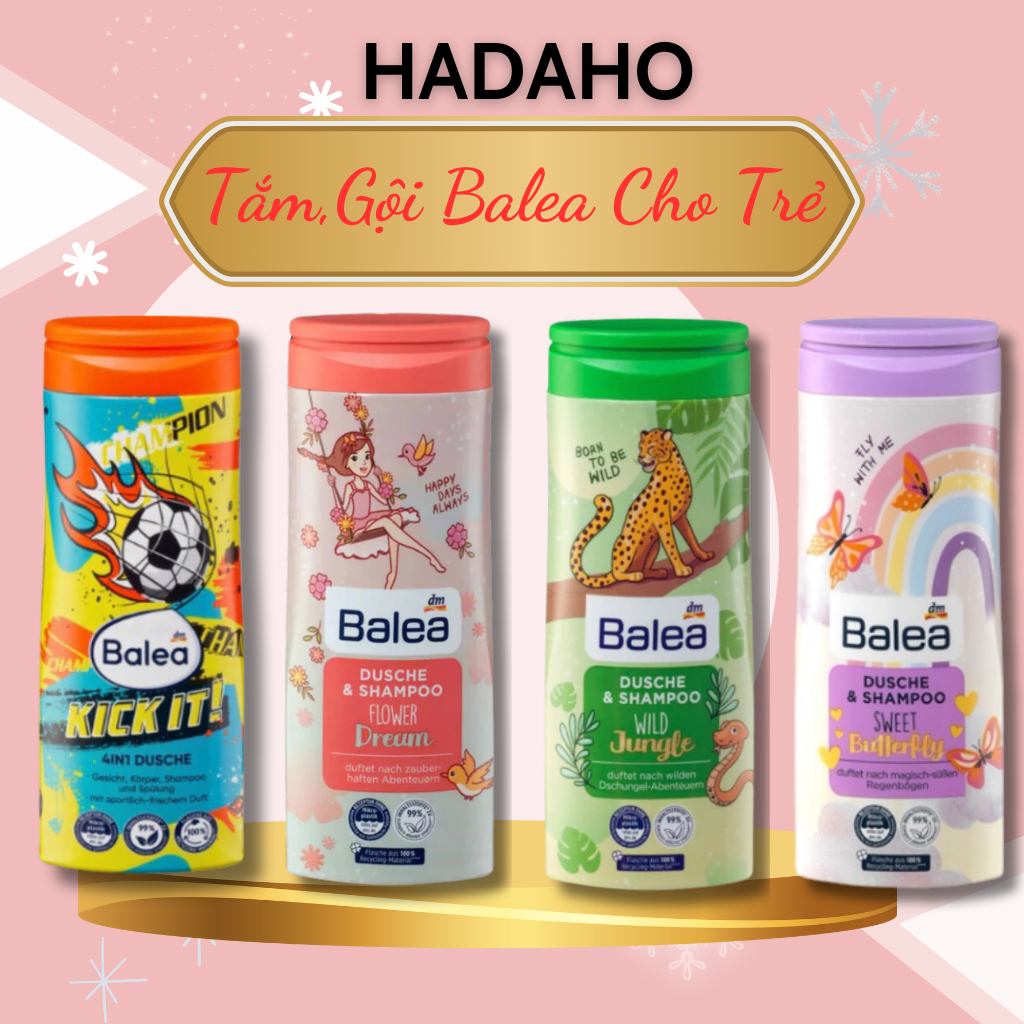 Sữa tắm gội Balea Kid 2in1 300ml