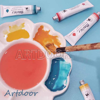 [ARTDOOR] Bộ màu Nước Tuýp MARIES 12ml (hộp giấy) -12 Màu - [xả kho]