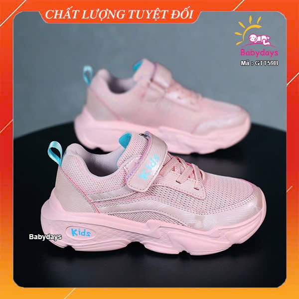 Giày thể thao trẻ em GTT59H size 28 đến 36 siêu nhẹ, mềm êm.
