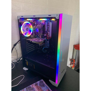 Vỏ case (vỏ máy tính) CESAR SNOW White , Black ATX ( No Fan )