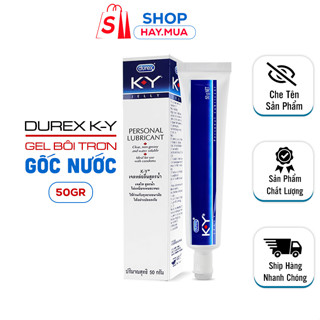 Gel Bôi Trơn Durex K-Y Jelly, Gel Bôi Trơn Gốc Nước Lành Tính, Nhẹ Dịu, Không Mùi Trong Suốt (60gr)