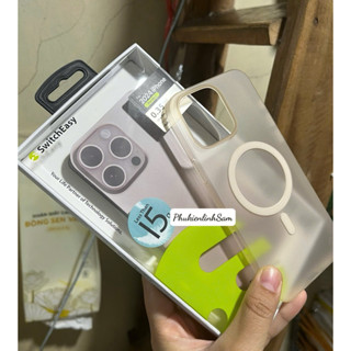 SwitchEasy Ultra Slim Case Magnetic 0.35mm iPhone 16 Pro Max/Plus 15 14 - Ốp Lưng Nhám Siêu Mỏng Chống Sốc Sạc Không Dây