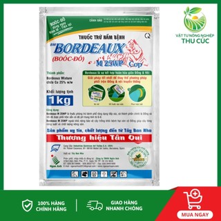 BORDEAUX, Booc Đô (1kg) Pha 200L Đồng Và Vôi Pha Sẵn, Tiện Lợi, Chuyên Dùng Rửa Vườn, Tẩy Rong, Nấm.