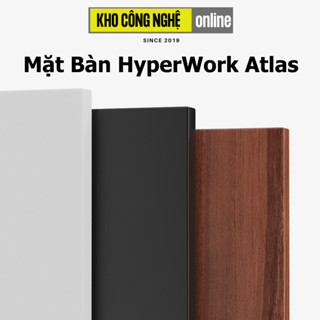 Mặt bàn gỗ Hyperwork cho bàn nâng hạ Atlas - Hàng Chính Hãng