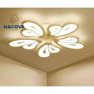 Đèn ốp trần phòng khách 5 cánh HAPOVA CIARA 2080