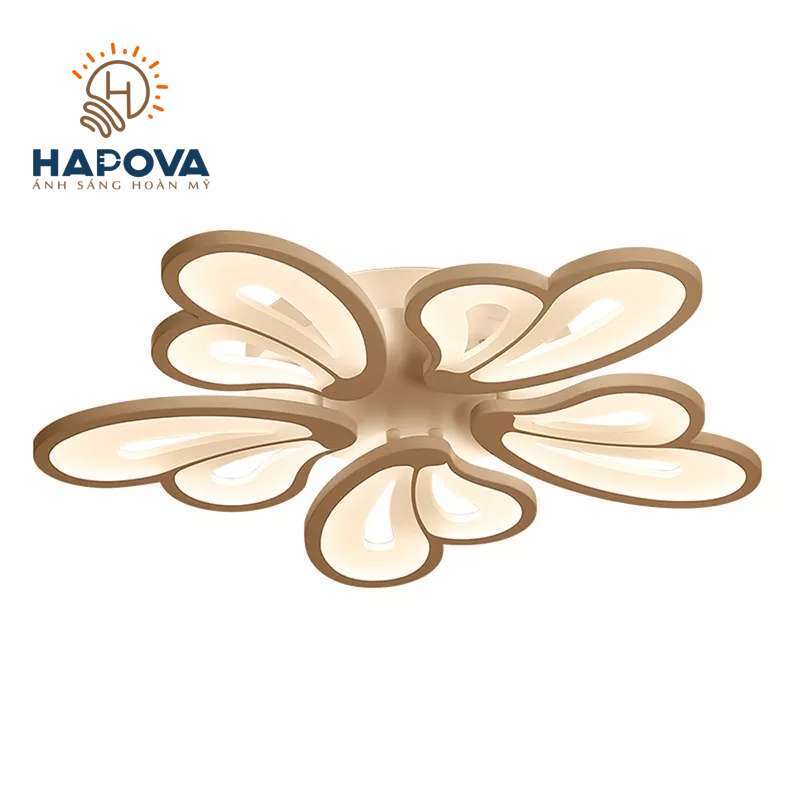 Đèn ốp trần phòng khách 5 cánh HAPOVA CIARA 2080
