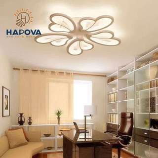 Đèn ốp trần phòng khách 5 cánh HAPOVA CIARA 2080